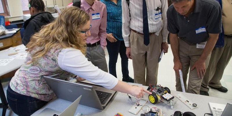 SPRKing Student Interest in STEM Through Robotics and Coding