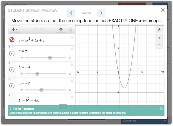 Graphical Applications in Math and Physics: Using Desmos and Simulations