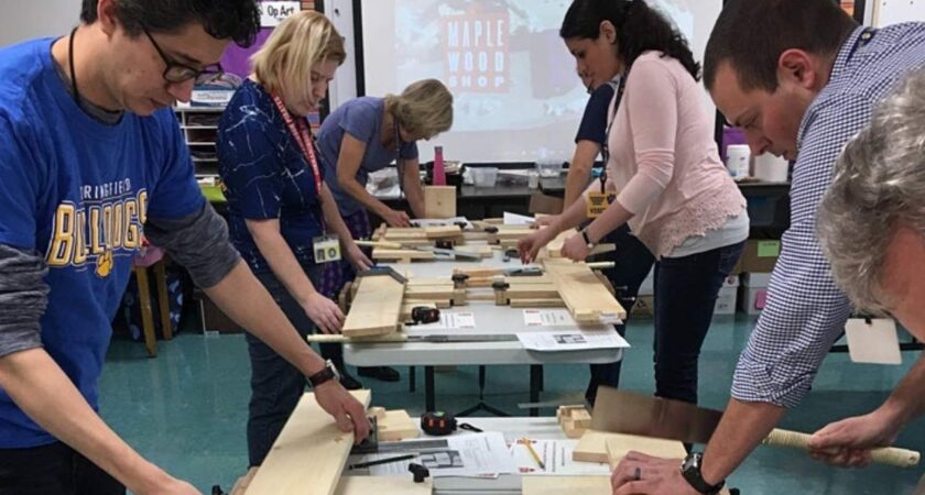 Creating in any Classroom! Woodworking for Teachers (Grades 3-8) April 2, 2022 10:00 AM EDT