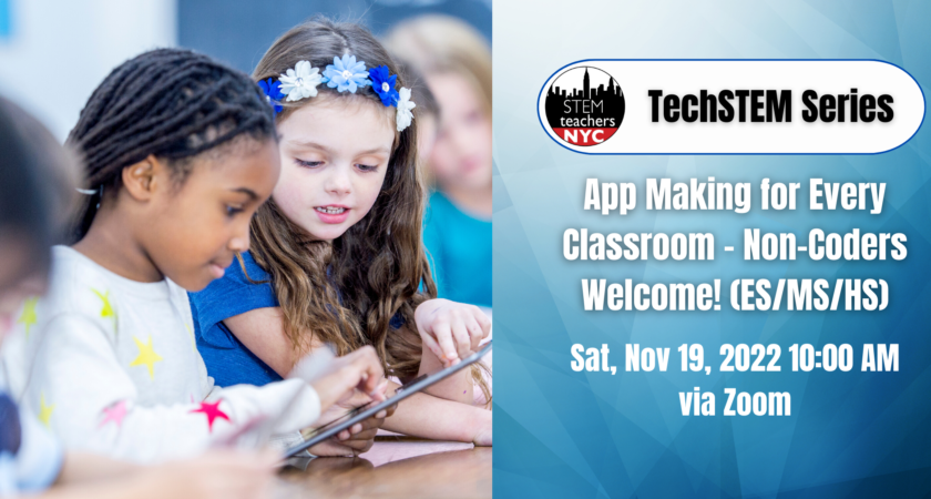 App Making for Every Classroom – Non-Coders Welcome! (ES/MS/HS)