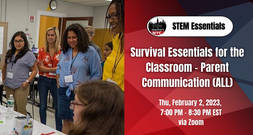 Survival Essentials for the Classroom – Parent Communication (ALL)