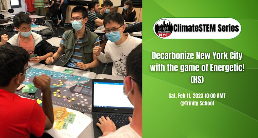 Decarbonize New York City with the game of Energetic! (HS+)