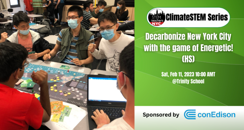 Decarbonize New York City with the game of Energetic! (HS+)