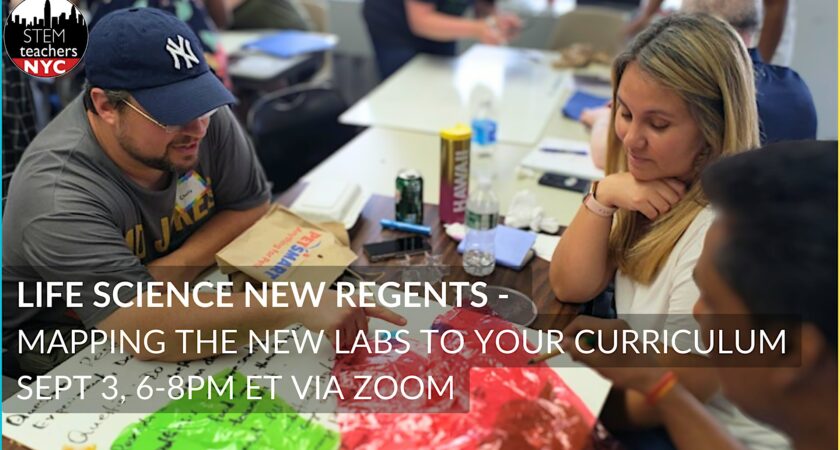 Life Science New Regents – Mapping the new labs to your curriculum.