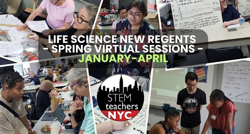 Life Science New Regents – Spring Virtual Sessions JAN-APR