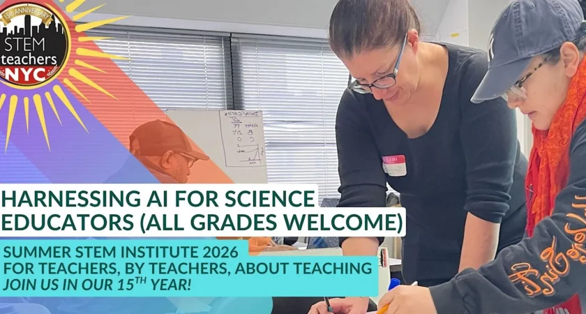 Harnessing AI for Science Educators (ALL LEVELS)