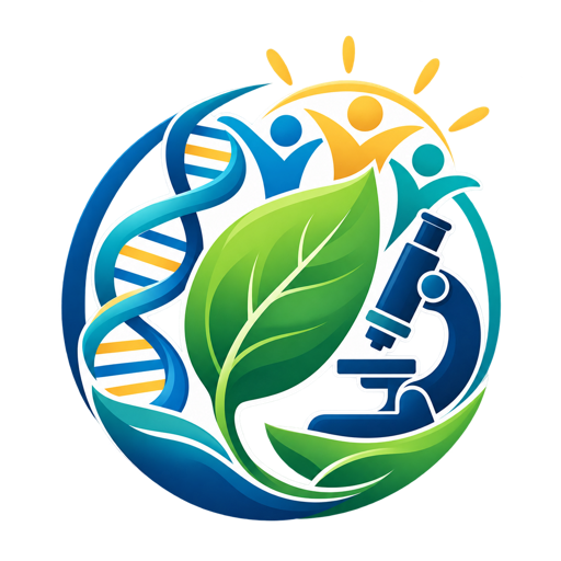 Living Environment and Biology Working Group illustrated icon with a leaf, DNA helix, and microscope